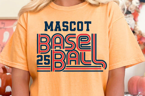 Retro Baseball Team Template, Baseball Mom Svg, Baseball Bundle Svg SVG DesignDestine 