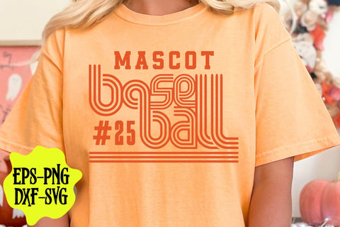 Retro Baseball Team Template, Baseball Svg, Baseball Mom Svg SVG DesignDestine 