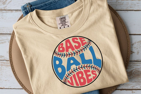 Retro Baseball Vibes SVG PNG: Game Day Shirt Design SVG DesignDestine 