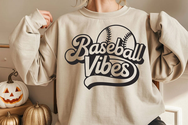 Retro Baseball Vibes SVG PNG: Game Day Shirt Design SVG DesignDestine 