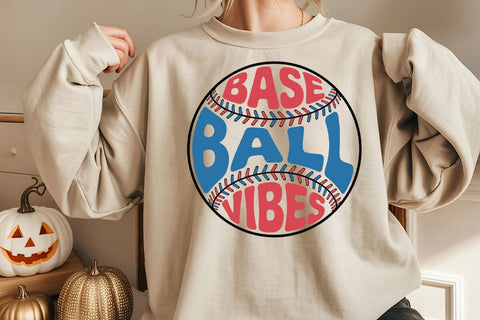 Retro Baseball Vibes SVG PNG: Game Day Shirt Design SVG DesignDestine 