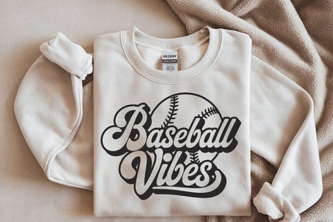 Retro Baseball Vibes SVG PNG: Game Day Shirt Design SVG DesignDestine 