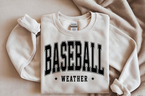 Retro Baseball Weather SVG PNG - Distressed Design SVG DesignDestine 