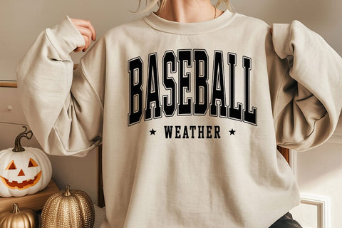 Retro Baseball Weather SVG PNG - Distressed Design SVG DesignDestine 