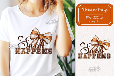 Retro Basketball quote sublimation t-shirt design Basketball and Bows png Coquette Sublimation Createya Design 