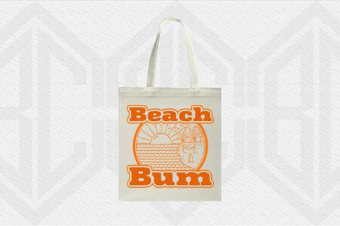 Retro Beach Bum SVG Summer Sunset Surf Cut File SVG BillahCrafts 