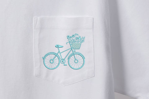 Retro Bicycle for Machine Embroidery Embroidery/Applique DESIGNS SvgOcean 