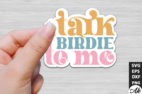 Retro Bird Stickers SVG Bundle SVG akazaddesign 