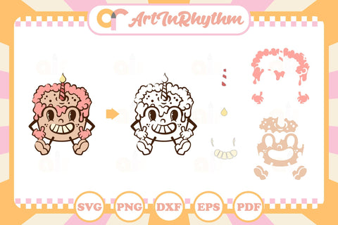 Retro Birthday Clipart, Birthday Svg Bundle, Birthday Svg, Birthday Svg Cut Files SVG Artinrhythm shop 