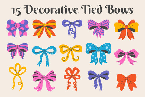 Retro Bows And Ribbons PNG Clipart Sublimation Rin Green 