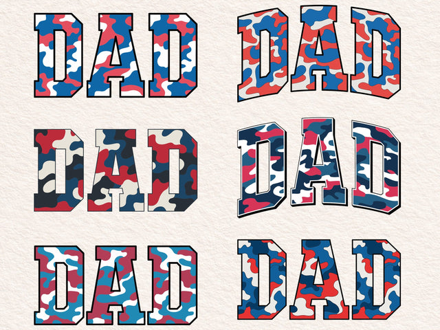Retro Camo American Dad Svg Png , Dad Camouflage Png , 4th of July , Old Camo Dad , Dad Png, Vintage Camo Dad American SVG DesignDestine 