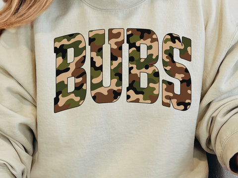 Retro Camo Bubs PNG SVG, Camouflage Bubs PNG, Camo Bubs Shirt, Boy Shirt, Old Camo Bubs, Vintage Camo Bubs Brother Sublimation Shirt Design SVG DesignDestine 
