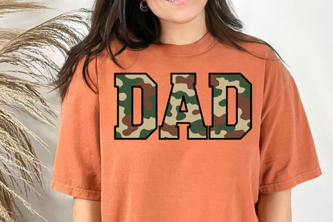 Retro Camo Dad Png, Dad Camouflage Png, Dad Camouflage Svg SVG DesignDestine 