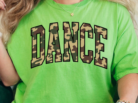 Retro Camo Dance Print SVG, PNG Files SVG DesignDestine 