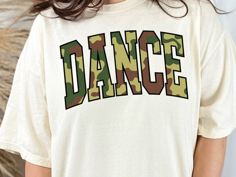 Retro Camo Dance Print SVG, PNG Files SVG DesignDestine 