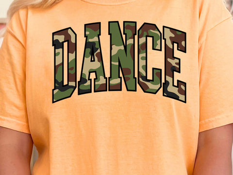 Retro Camo Dance Print SVG, PNG Files SVG DesignDestine 