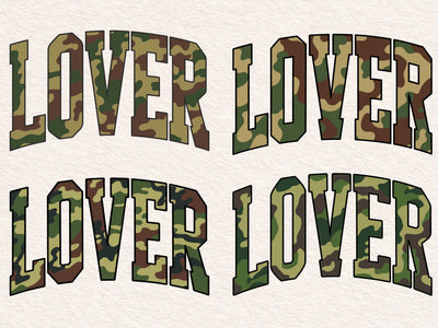 Retro Camo Lover Valentines Design: Distressed SVG, PNG SVG DesignDestine 