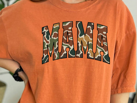 Retro Camo Mama Sublimation Design, Camouflage Mama, Old Camo Mama, Vintage Camo Mama Mothers Day SVG DesignDestine 