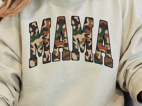 Retro Camo Mama Sublimation Design, Camouflage Mama, Old Camo Mama, Vintage Camo Mama Mothers Day SVG DesignDestine 