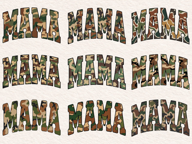 Retro Camo Mama Sublimation Design, Camouflage Mama, Old Camo Mama, Vintage Camo Mama Mothers Day SVG DesignDestine 