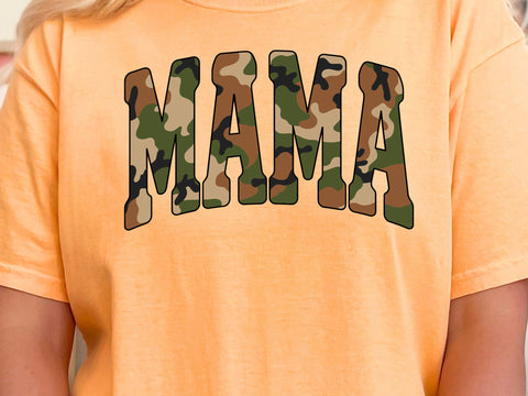 Retro Camo Mama Sublimation Design, Camouflage Mama, Old Camo Mama, Vintage Camo Mama Mothers Day SVG DesignDestine 
