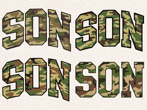 Retro Camo Son Png, Son Camouflage Png , Son Camo Svg, Old Camo Son , Son Png, Vintage Coma Son Shirt Sublimation Design. Svg & Png SVG DesignDestine 