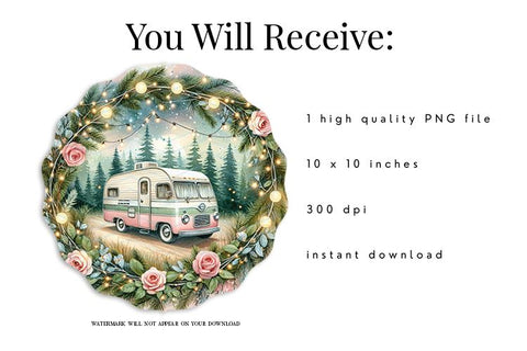 Retro Camper Camping Wind Spinner Sublimation PNG Sublimation BijouBay 