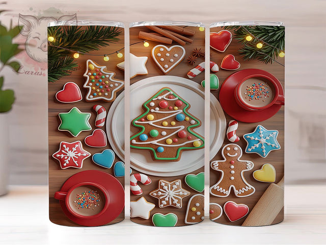 Retro Candy Cane Grandma Tumbler, Grandma Christmas Wrap, Holiday Gift Sublimation, Festive Cane Cup, 20Oz Skinny Tumbler Wrap, Vintage Christmas Mug, Sweet Grandma Design Sublimation Lara' s Designs 