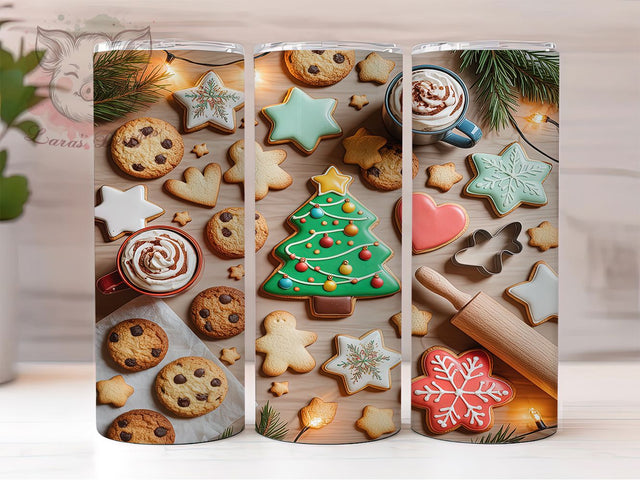 Retro Candy Cane Grandma Tumbler, Grandma Christmas Wrap, Holiday Gift Sublimation, Festive Cane Cup, 20Oz Skinny Tumbler Wrap, Vintage Christmas Mug, Sweet Grandma Design Sublimation Lara' s Designs 