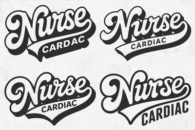 Retro Cardiac Nurse SVG, Heart Svg , Nurse Mom Svg SVG DesignDestine 