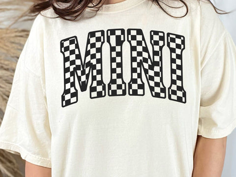 Retro Checkered Mini Design: SVG & PNG SVG DesignDestine 