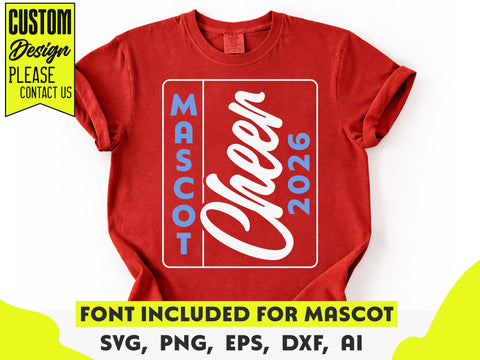 Retro Cheer Team SVG Template, Catching Cheerleading Design for Squad Shirts SVG DesignDestine 