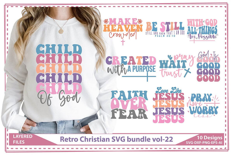 Retro Christian SVG bundle vol-22 SVG shah alam 