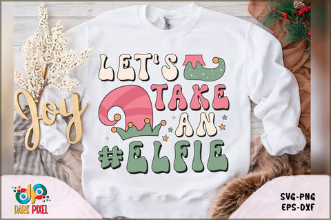 Retro Christmas Elf SVG Bundle SVG Shetara Begum 