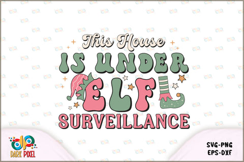 Retro Christmas Elf SVG Bundle SVG Shetara Begum 