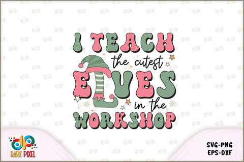 Retro Christmas Elf SVG Bundle SVG Shetara Begum 