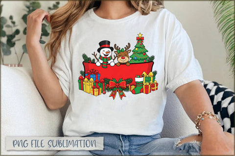 Retro Christmas PNG Bundle Sublimation Shetara Begum 
