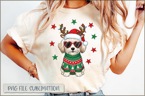 Retro Christmas PNG Bundle Sublimation Shetara Begum 