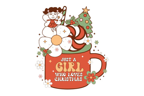 Retro Christmas Sublimation Bundle Sublimation Rupkotha 