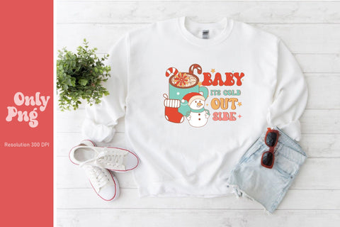 Retro Christmas Sublimation Bundle Sublimation Rupkotha 