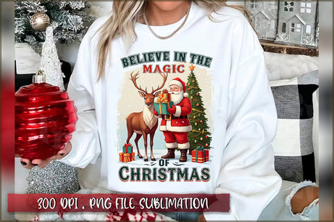 Retro Christmas Sublimation Bundle Sublimation Shetara Begum 