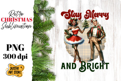Retro Christmas sublimation design. Pin up sublimation. Sublimation Yustaf Art Store 