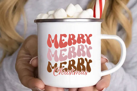 Retro Christmas Svg Bundle, Christmas Svg, Christmas Sayings Svg, Merry And Bright Svg, Merry Christmas Svg, Jolly Season Svg, Png Cut File SVG FiveStarCrafting 