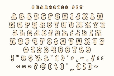 Retro Club - Cute Groovy Font Font Masyafi Studio 