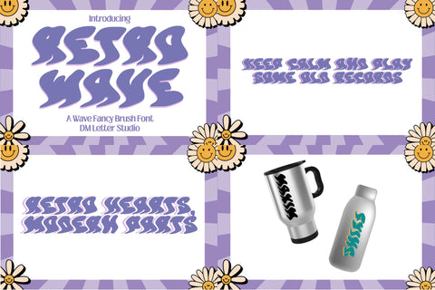 Retro Collection Font Dm Letter Studio 