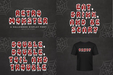 Retro Collection Font Dm Letter Studio 