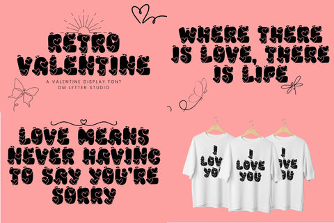 Retro Collection Font Dm Letter Studio 