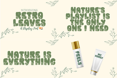 Retro Collection Font Dm Letter Studio 