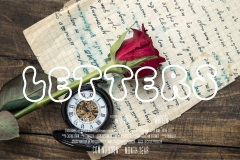 Retro Cookie Font Font Dm Letter Studio 