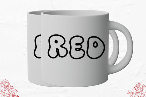 Retro Cookie Font Font Dm Letter Studio 